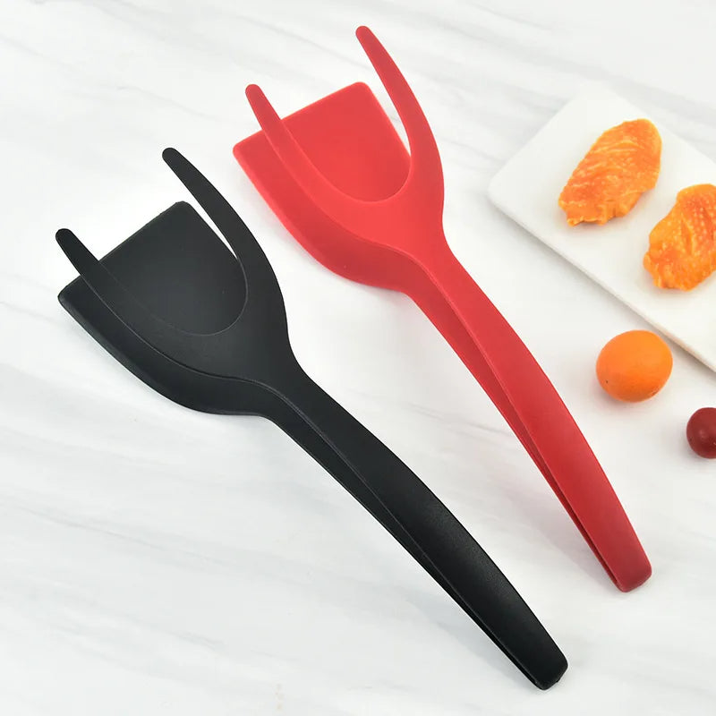 2 In 1 Spatula Tongs for Eggs