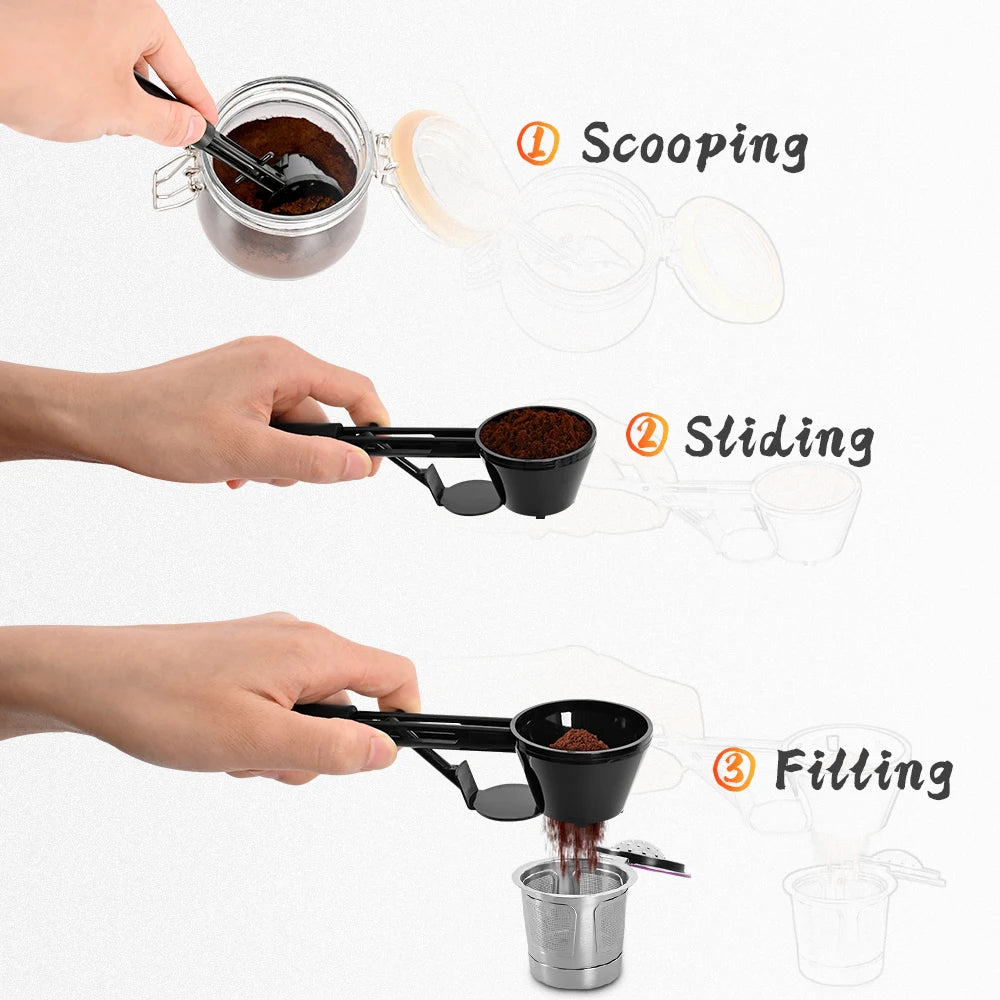 SwiftPour Scoop – Sliding Funnel for Mess-Free Pouring