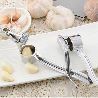 Stainless Steel Garlic Press Crusher & Mincer