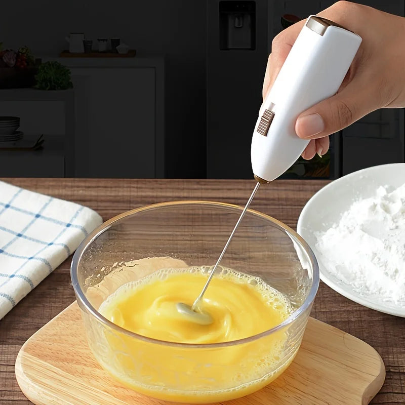 Handheld Electric Egg Beater & Milk Frother