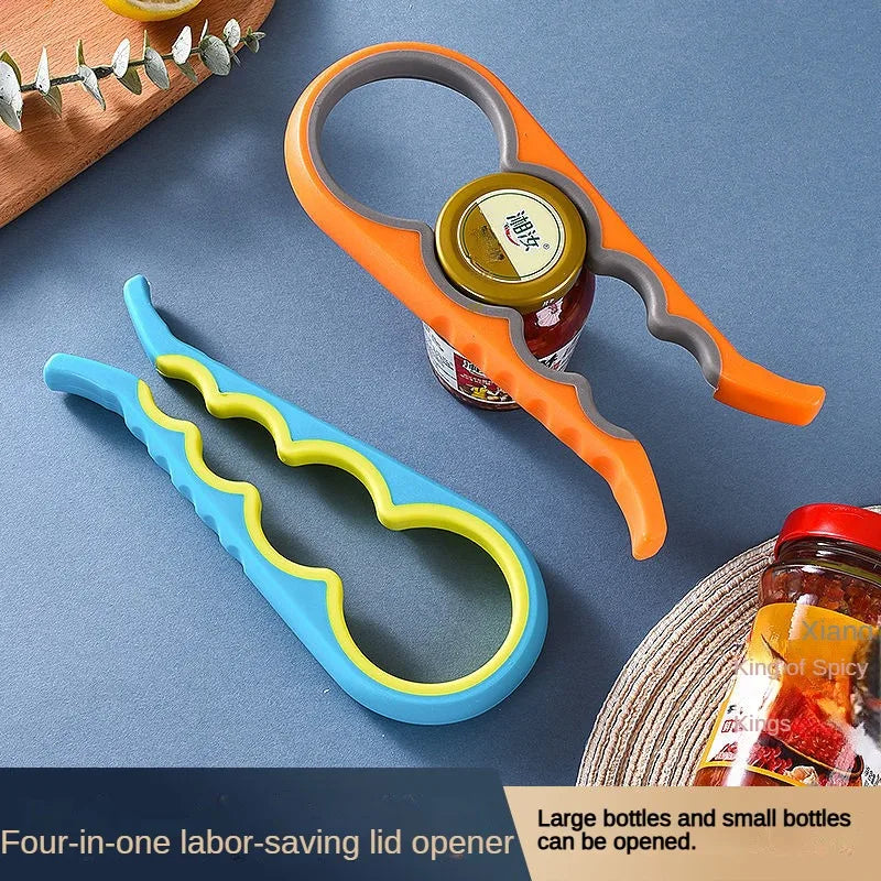 4-in-1 Multi-Functional Bottle Lid Opener