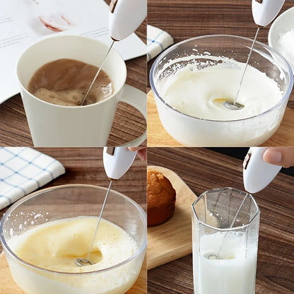 Handheld Electric Egg Beater & Milk Frother